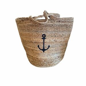 Chloe + Lex jute beach bag